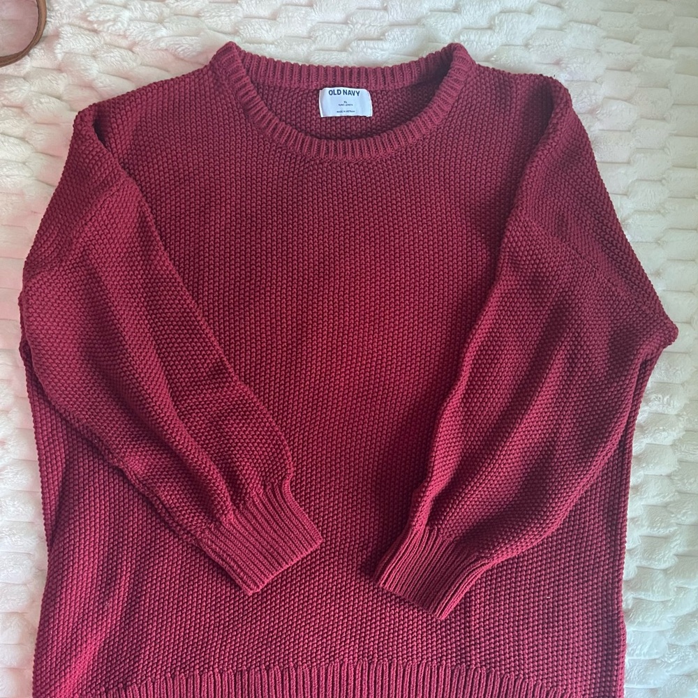 NWOT Women’s Old Navy Red Sweater size XL